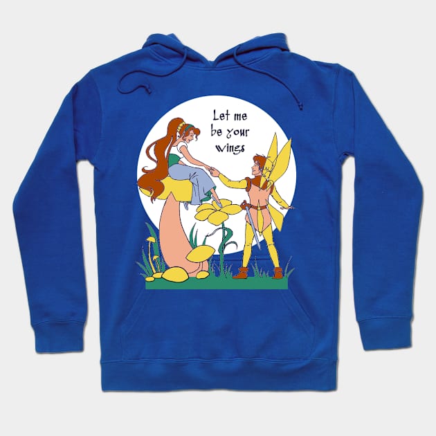 Let me be your wings Hoodie by EagleFlyFree